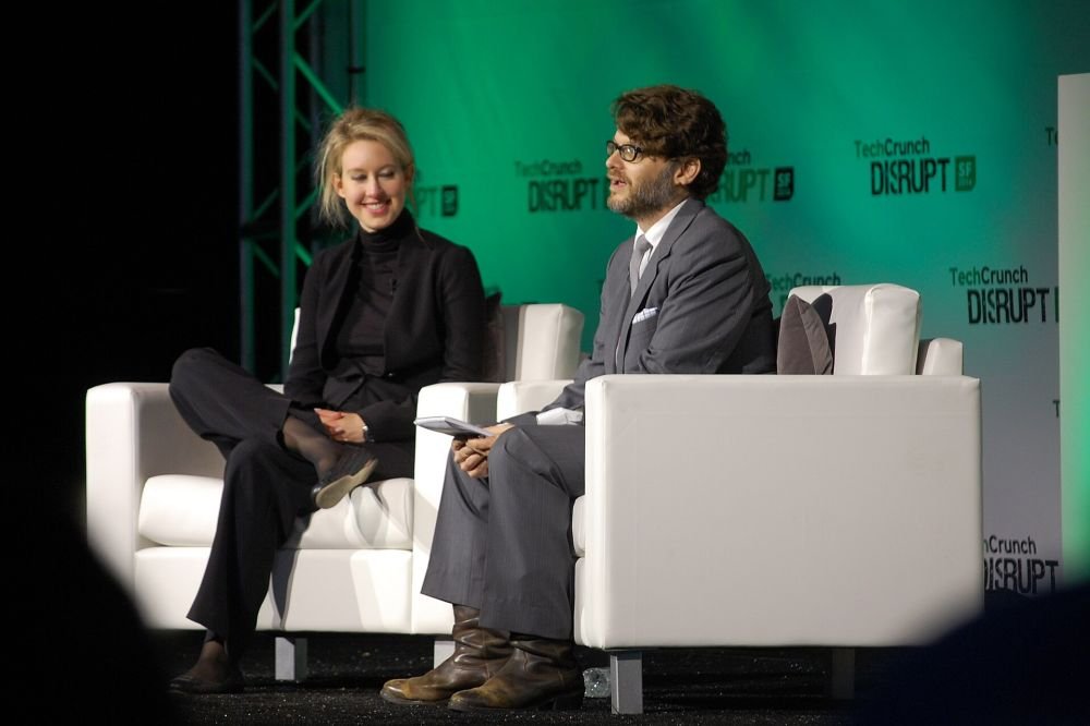 Elizabeth Holmes at TechCrunch Disrupt San Francisco in 2014.