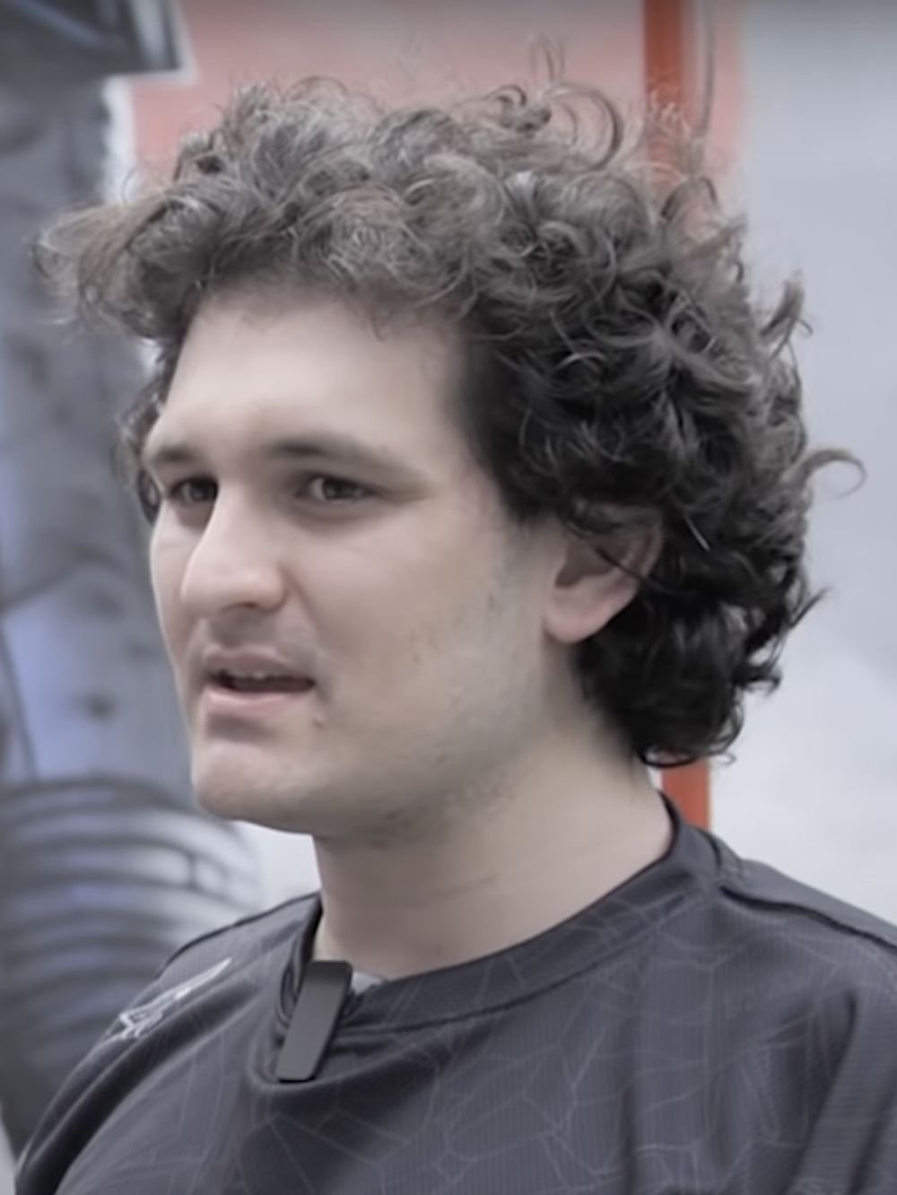 Sam Bankman-Fried during an interview at the Bitcoin 2021 conference.